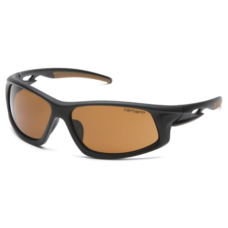 CARHARTT - Carhartt Ironside Anti-Fog Safety Glasses Bronze Lens Black/Tan Frame 1 pc