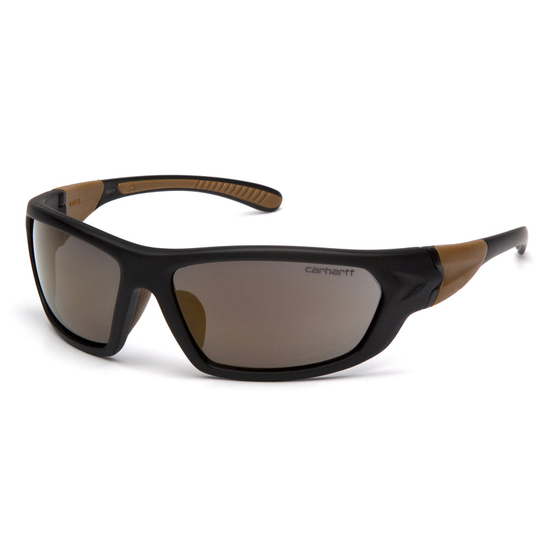 CARHARTT - Carhartt Carbondale Anti-Fog Safety Glasses Antique Mirror Lens Black/Tan Frame 1 pc