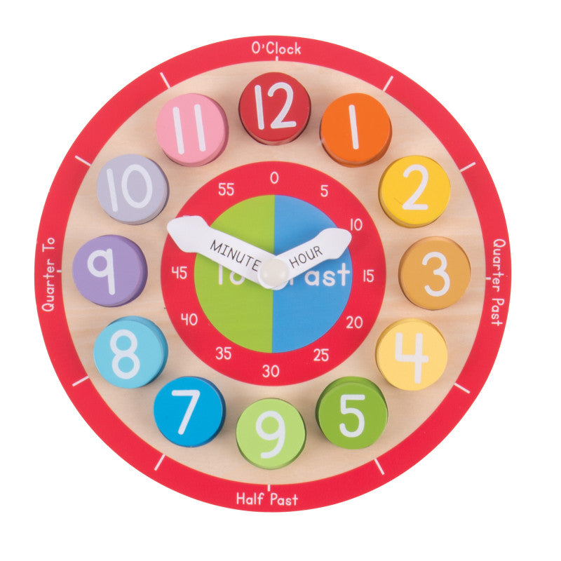 BIGJIGS TOYS - Teaching Clock