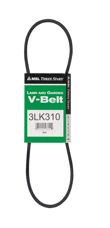 MITSUBOSHI - Mitsuboshi Super KB 3LK310 V-Belt 0.38 in. W X 31 in. L For Snow Blowers