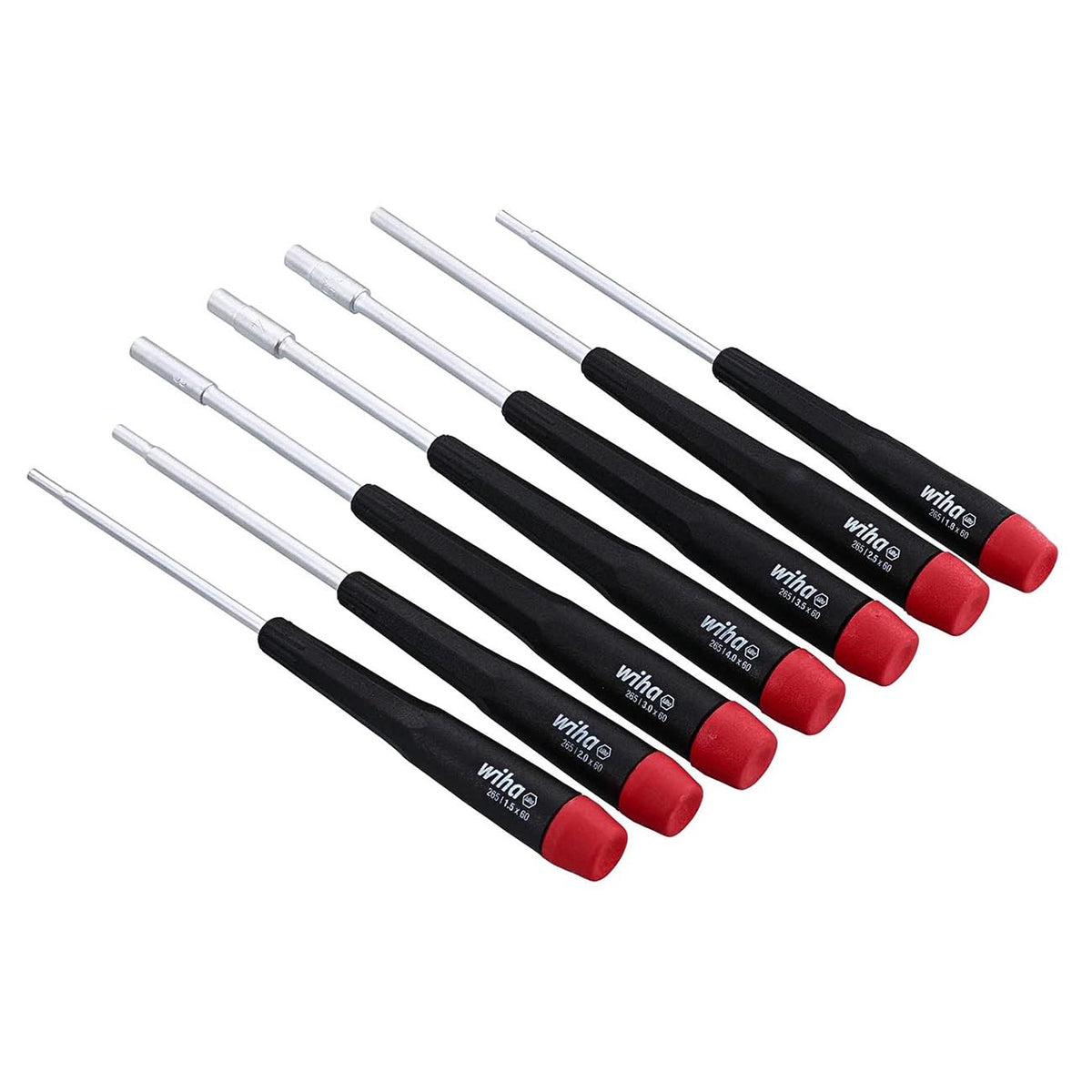 Wiha Precision Metric Nut Driver Screwdrivers (7 Piece Set)
