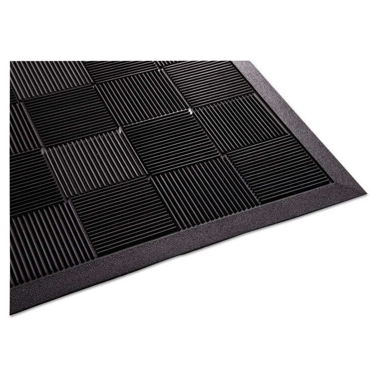 Guardian - Parquet Wiper Scraper Mat, 24 x 36, Black