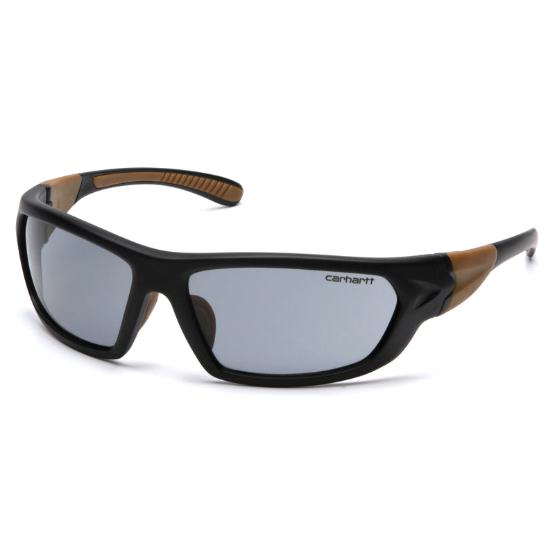 CARHARTT - Carhartt Carbondale Anti-Fog Safety Glasses Gray Lens Black/Tan Frame 1 pc