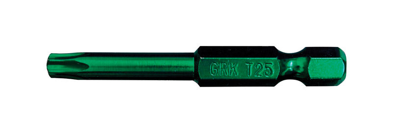 GRK FASTENERS - GRK Fasteners Star T25 X 2 in. L Power Bit Carbon Steel 2 pc