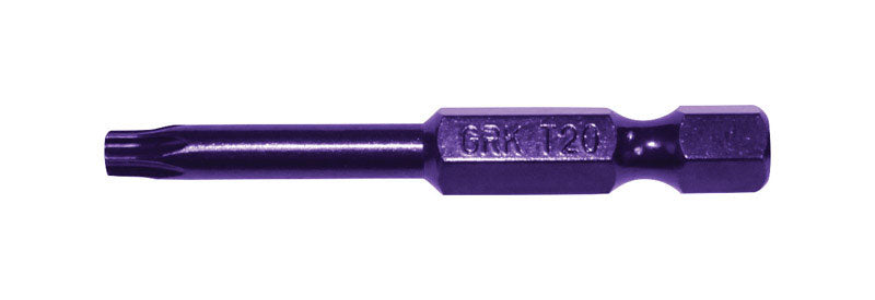 GRK FASTENERS - GRK Fasteners Star T20 X 2 in. L Power Bit Carbon Steel 2 pc