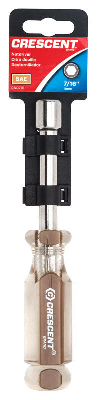 CRESCENT - Crescent 7/16 in. SAE Acetate Nut Driver 6-3/4 in. L 1 pc