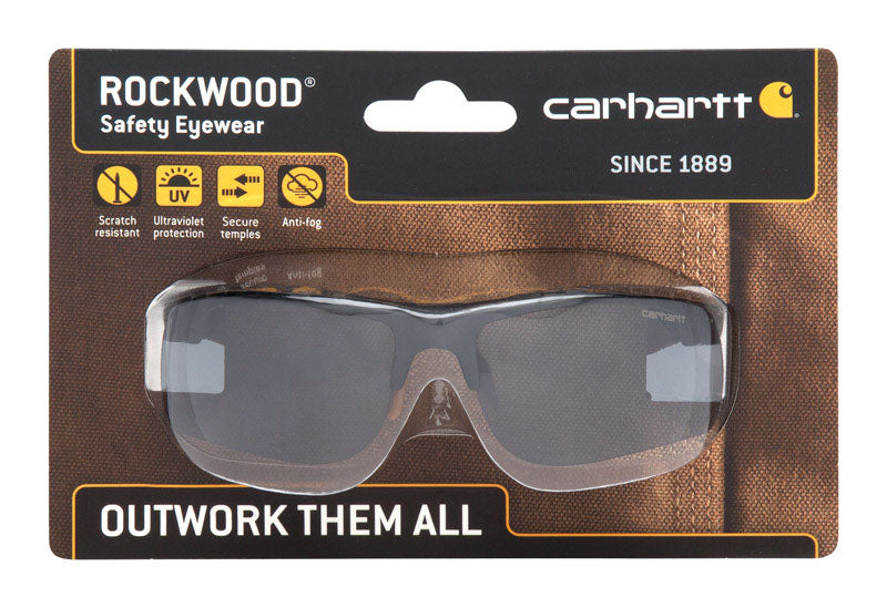 CARHARTT - Carhartt Rockwood Anti-Fog Safety Glasses Gray Lens Black Frame 1 pc [CHB720DTCC]