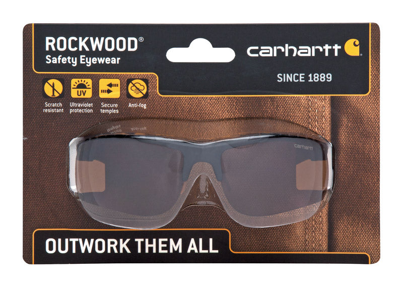 CARHARTT - Carhartt Rockwood Anti-Fog Safety Glasses Sandstone Bronze Lens Black Frame 1 pc