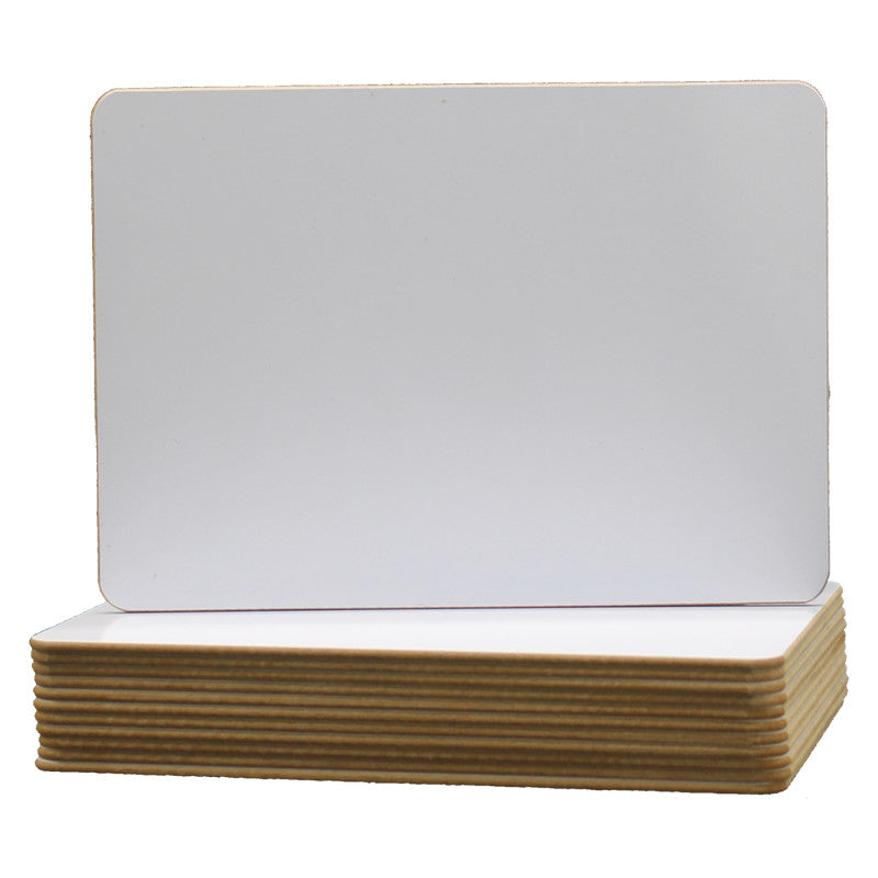 FLIPSIDE PRODUCTS - Two-Sided Dry Erase Marker Boards, 6" x 9", Class Pack of 12