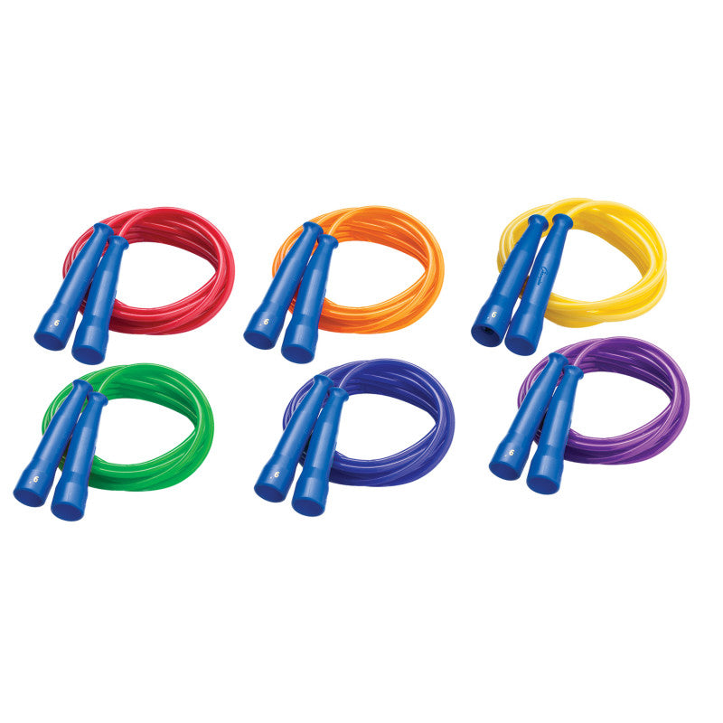 CHAMPION SPORTS - Licorice Speed Jump Rope, 9' with Blue Handles, Pack of 6