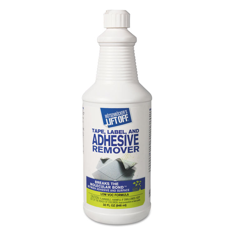 Motsenbocker's Lift-Off - Tape, Label and Adhesive Remover, 32oz, Pour Bottle, 6/Carton