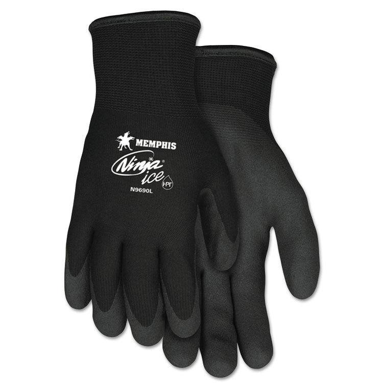 MCR Safety - Ninja Ice Gloves, Black, Large