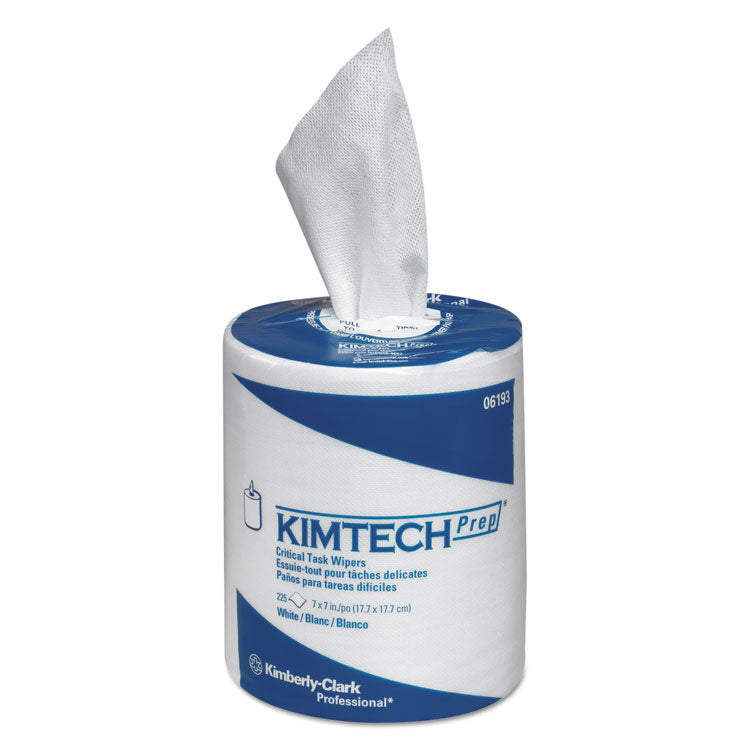 Kimtech - SCOTTPURE Wipers, 1/4 Fold, 12 x 15, White, 100/Box, 4/Carton