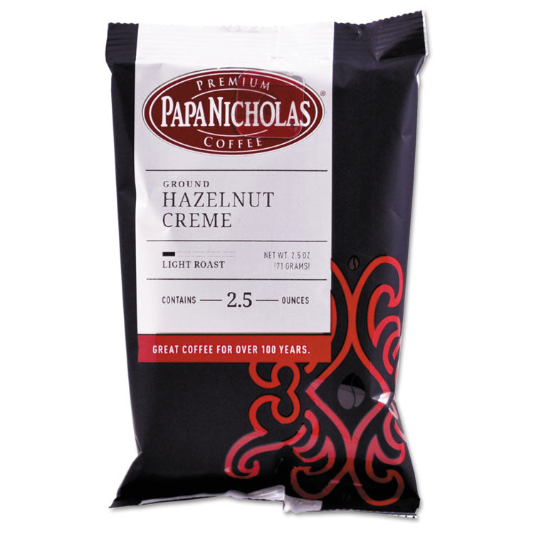 PapaNicholas Coffee - Premium Coffee, Hazelnut Creme, 18/Carton