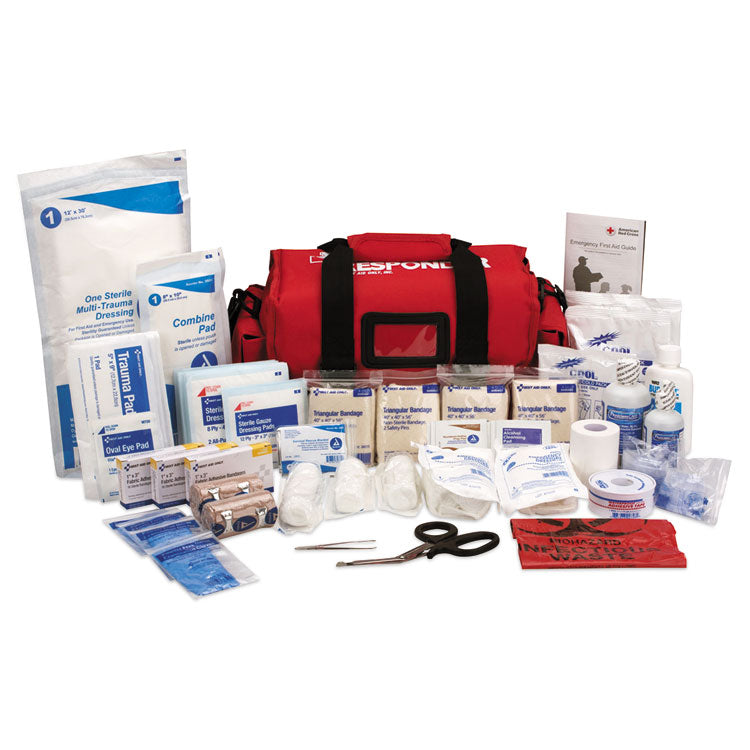 First Aid Only - First Responder Kit, 16 x 8 x 7.5, 158 Pieces, Nylon Fabric Case
