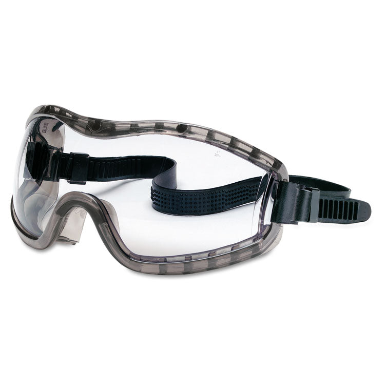 MCR Safety - Stryker Safety Goggles, Chemical Protection, Black Frame