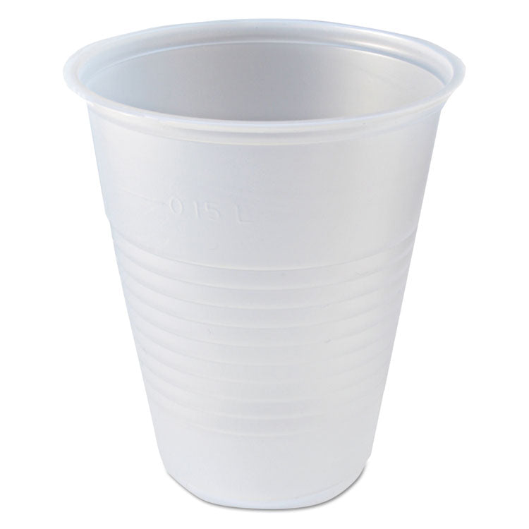 Fabri-Kal - RK Ribbed Cold Drink Cups, 7 oz, Clear, 100 Bag, 25 Bags/Carton
