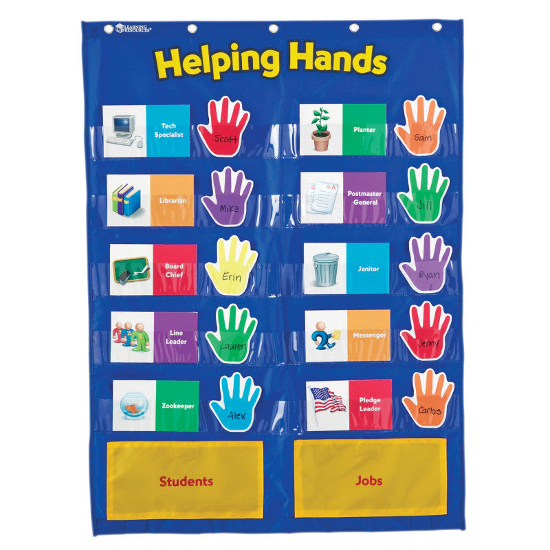 LEARNING RESOURCES - Helping Hands Pocket Chart