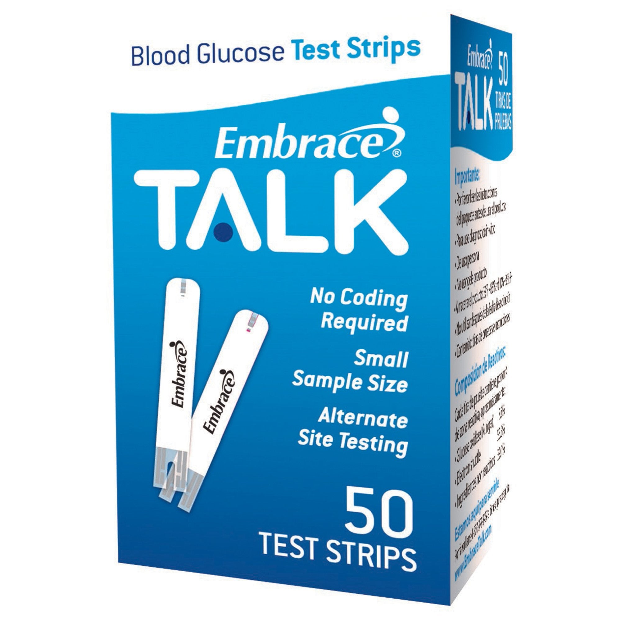 Omnis Health - Blood Glucose Test Strips Embrace® 50 Strips per Pack [1/BX]