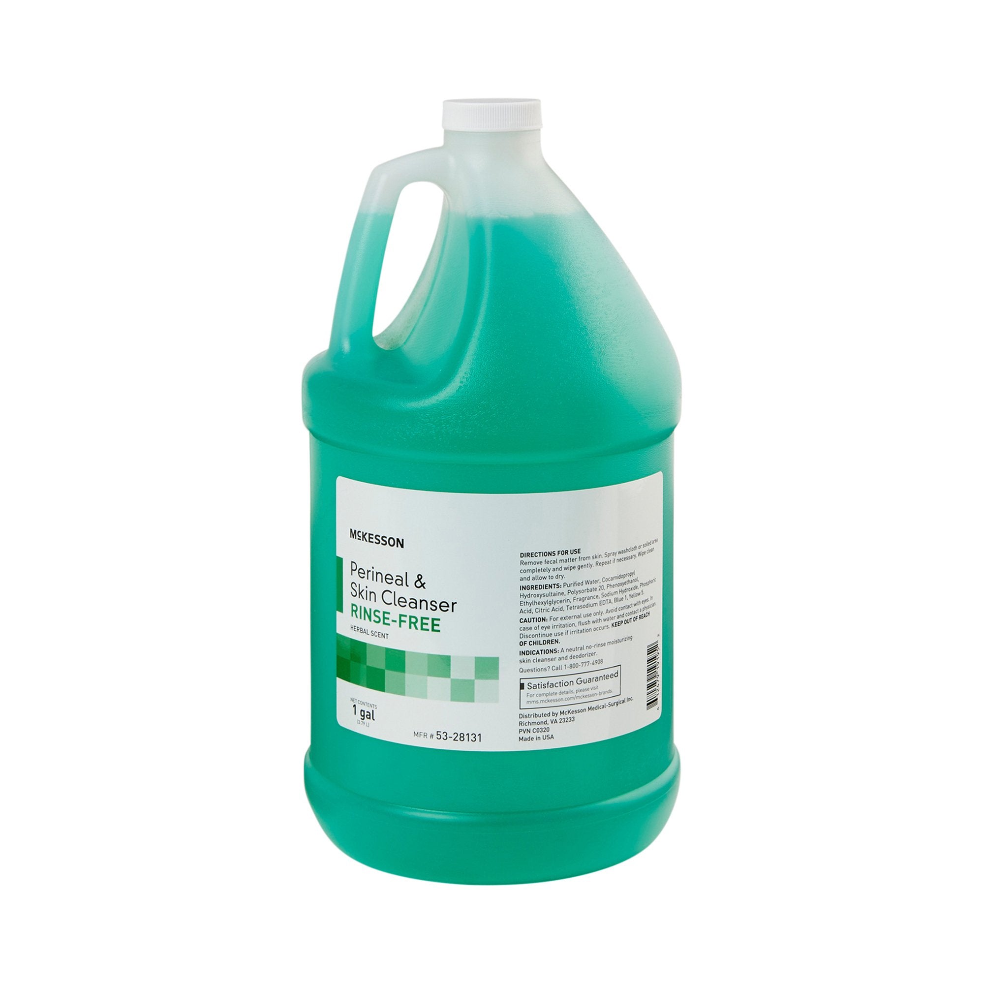 McKesson Brand - Rinse-Free Perineal Wash McKesson Liquid 1 gal. Jug Herbal Scent [1/GL]