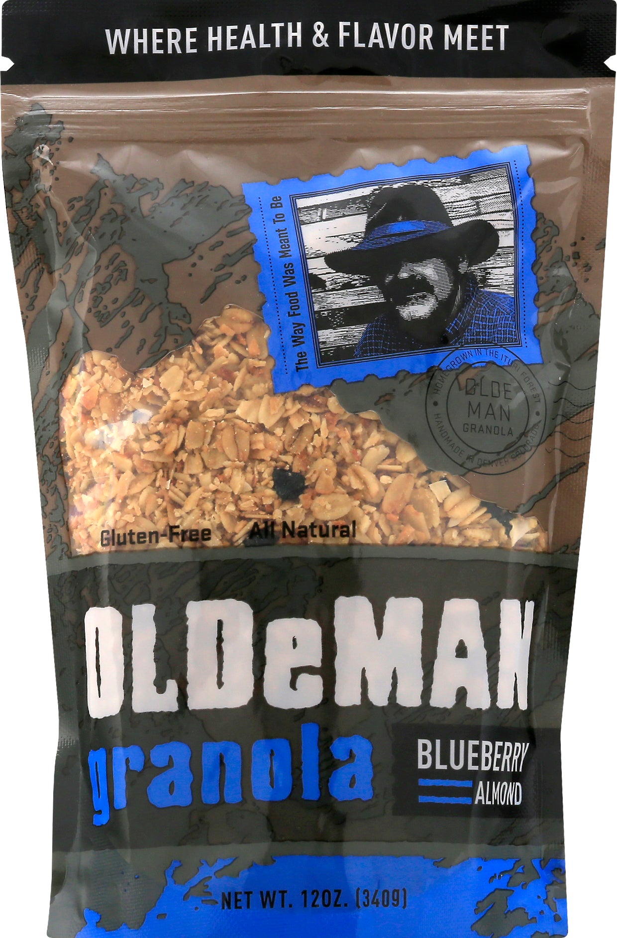 Olde Man Granola Blueberry Almond Granola 12 oz - Case of 6