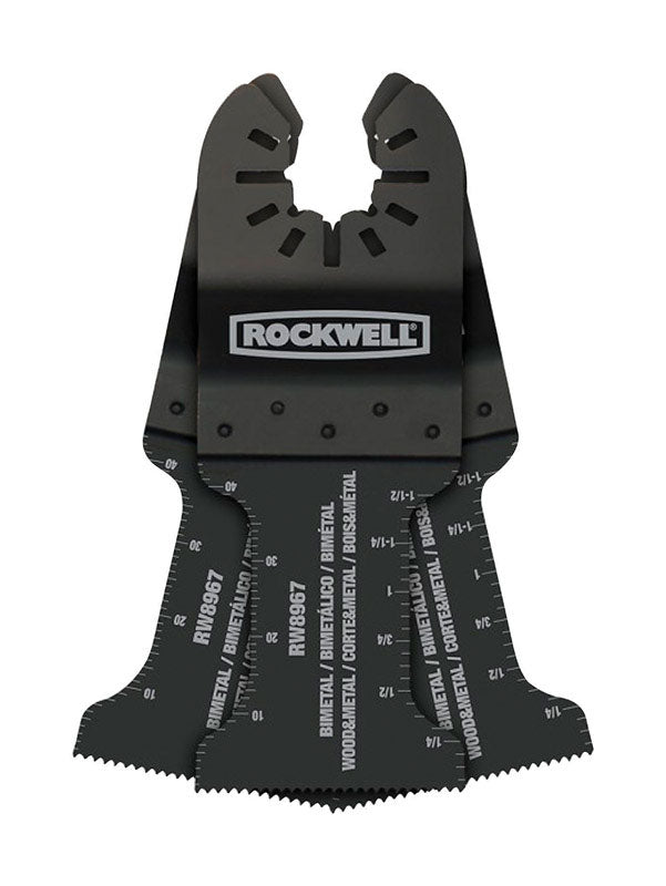 ROCKWELL - Rockwell 1-3/8 in. L Bi-Metal Plunge Cut Oscillating Blade 3 pk