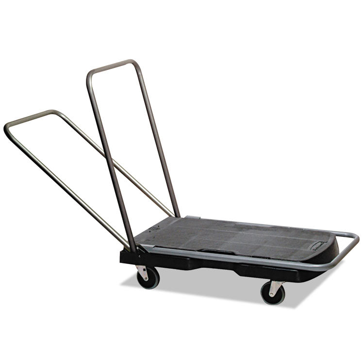 Rubbermaid Commercial - Utility-Duty Home/Office Cart, 250 lb Capacity, 20.5 x 32.5, Platform, Black