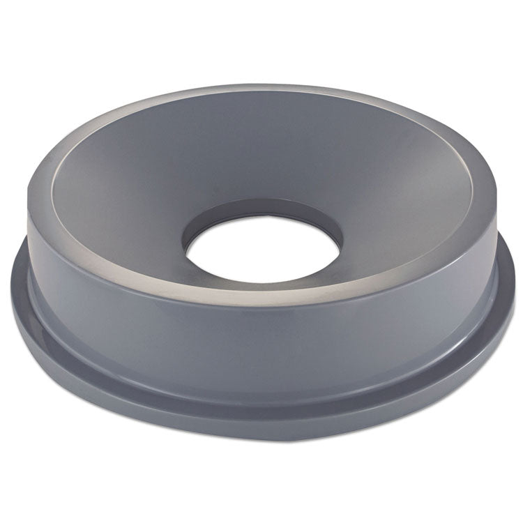 Rubbermaid Commercial - Round BRUTE Funnel Top Receptacle, For 32-Gallon Containers, 22.38" Diameter x 5h, Gray
