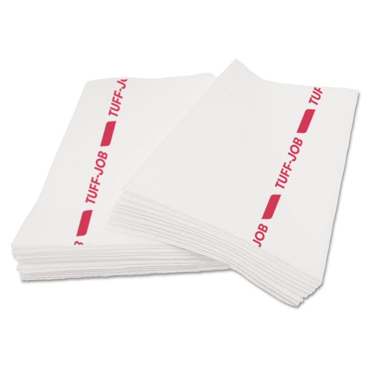 Cascades PRO - Tuff-Job S900 Antimicrobial Foodservice Towels, 12 x 24, White/Red, 150/Carton
