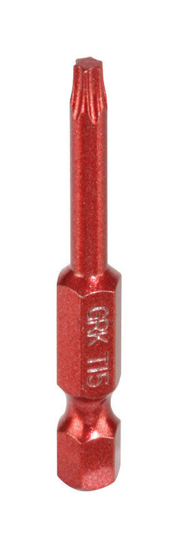 GRK FASTENERS - GRK Fasteners Star T-15 X 2 in. L Impact Power Bit Carbon Steel 25 pc