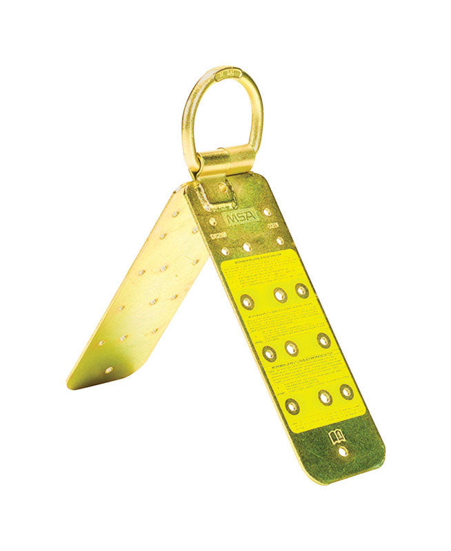 SAFETY WORKS - Safety Works Steel Reusable Roof Anchor 400 lb. cap. Yellow 1 pc - Case of 5