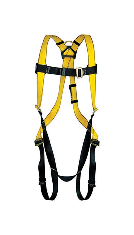 SAFETY WORKS - Safety Works Unisex Polyester Safety Harness 400 lb. cap. XL Yellow 1 pc