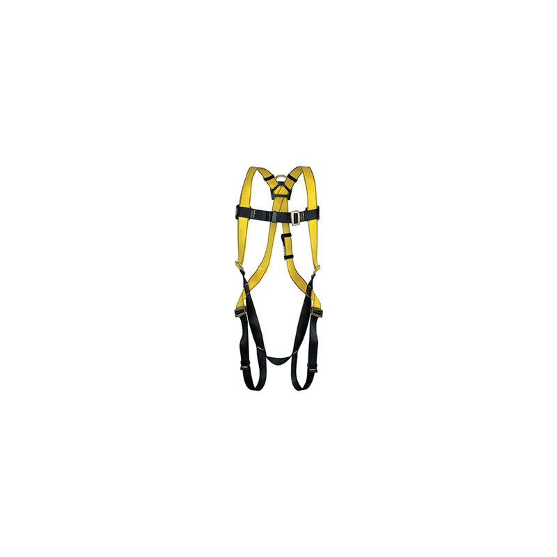 SAFETY WORKS - Safety Works Workman Qwik-Fit Unisex Polyester Safety Harness Yellow 1 pc