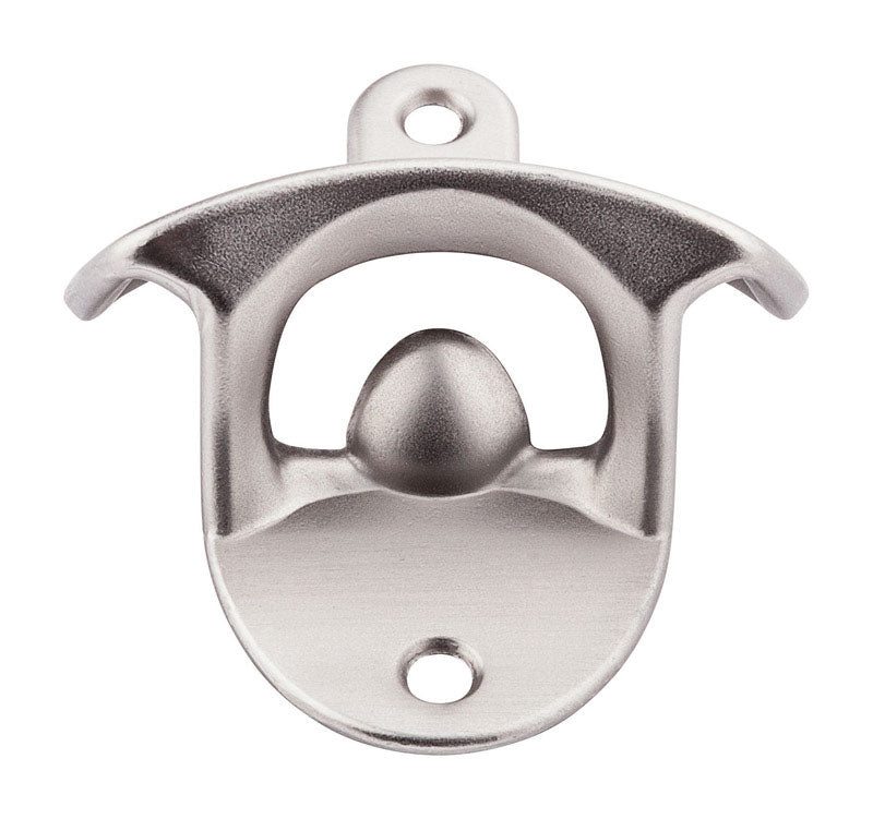 NATIONAL HARDWARE - National Hardware Satin Nickel Zinc Manual Bottle Opener - Case of 5