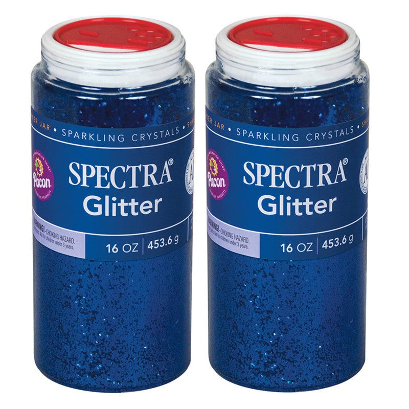 SPECTRA - Glitter, Blue, 1 lb. Per Jar, 2 Jars