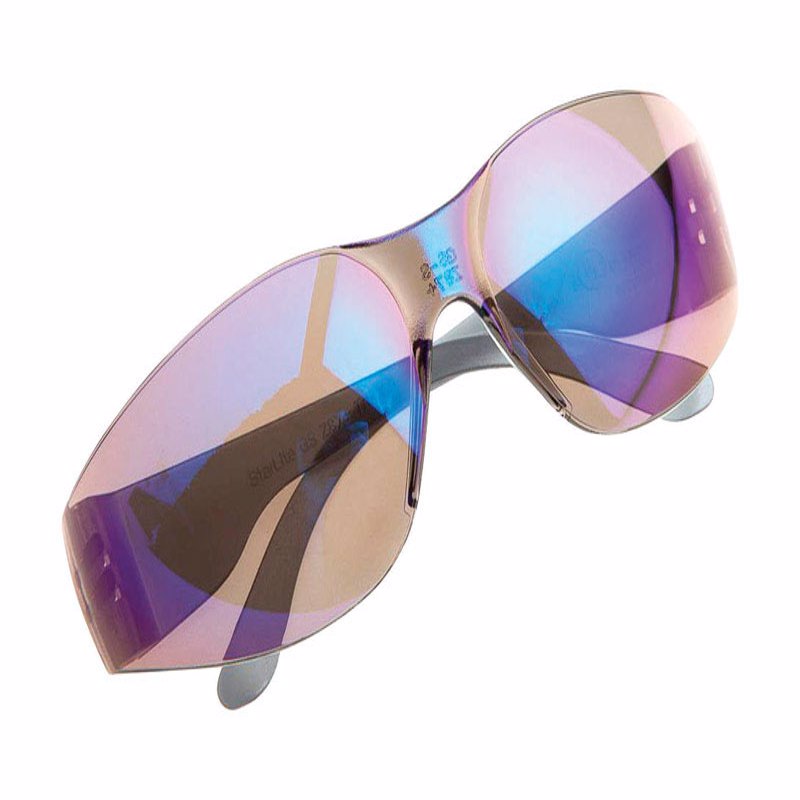 FORNEY - Forney Starlite Compact Safety Glasses Blue Mirror Lens 1 pc