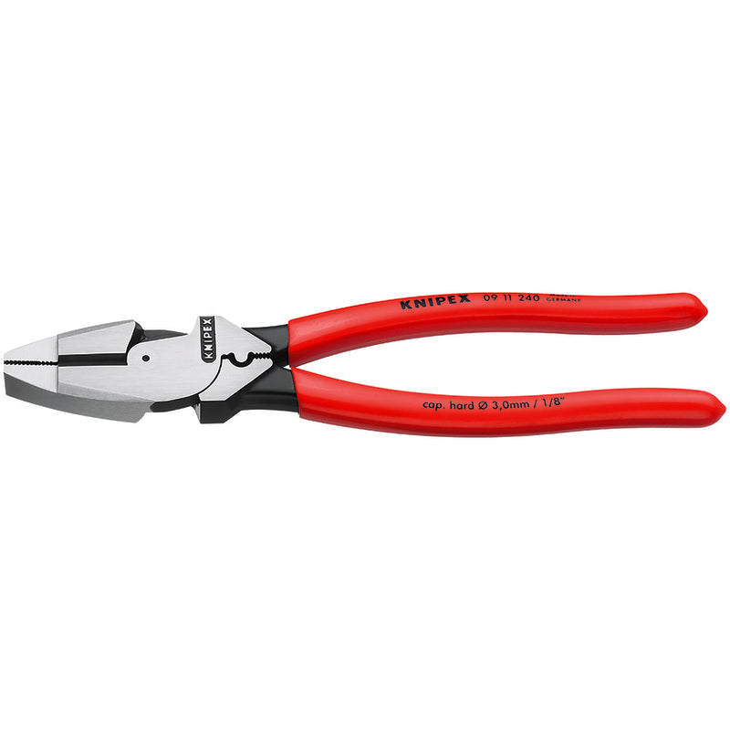 KNIPEX - Knipex 9.5 in. Steel Lineman's Crimping Pliers