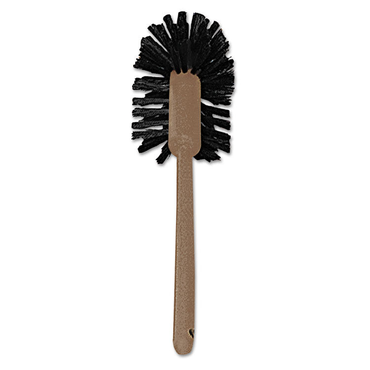 Rubbermaid Commercial - Commercial-Grade Toilet Bowl Brush, 17" Handle, Brown