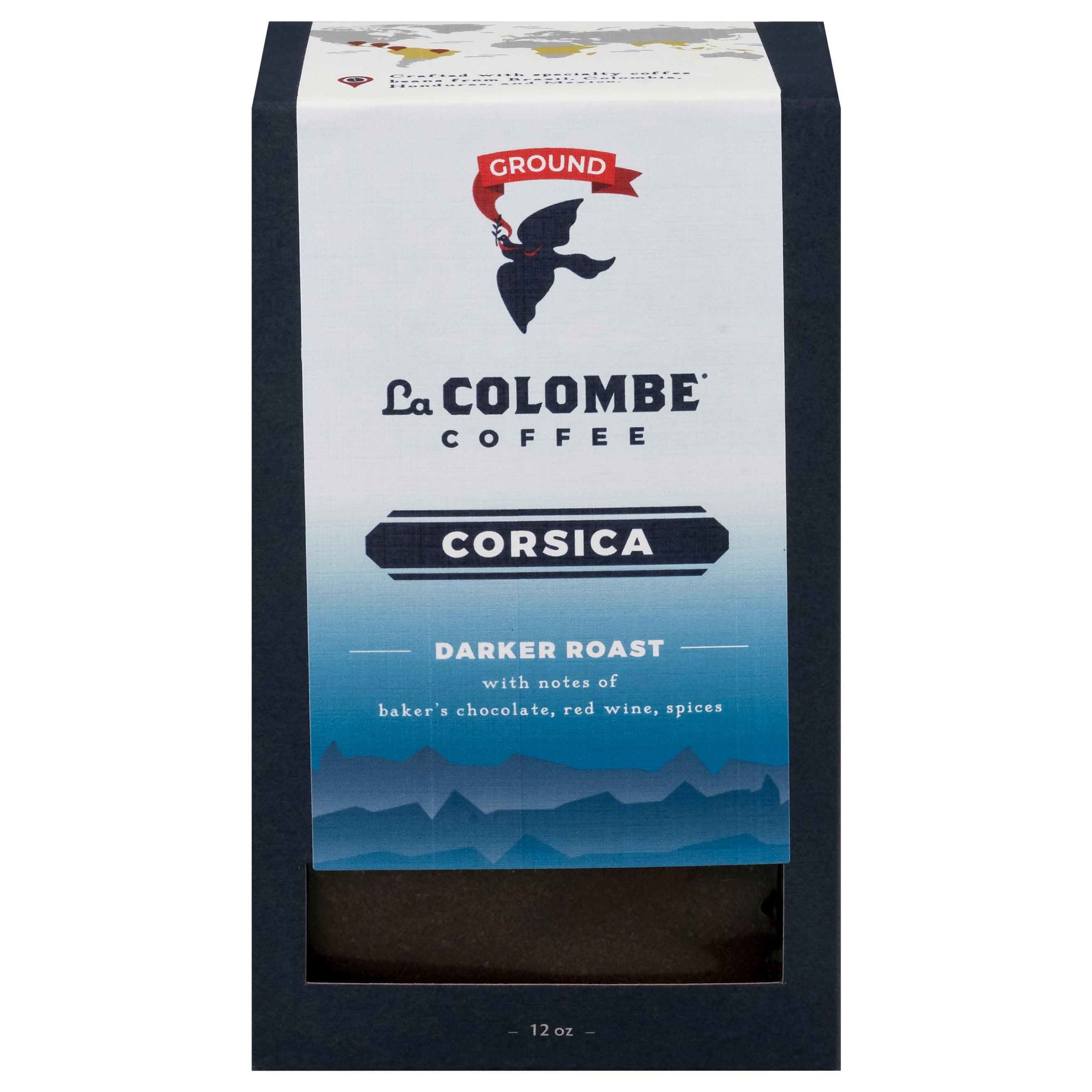 La Colombe Darker Roast Ground Corsica Coffee 12 oz - Case of 4