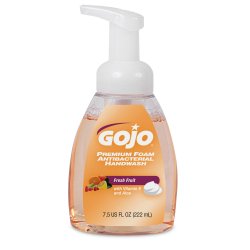 GOJO - Antibacterial Soap GOJO® Premium Foaming 7.5 oz. Pump Bottle Fresh Fruit Scent [6/CS]