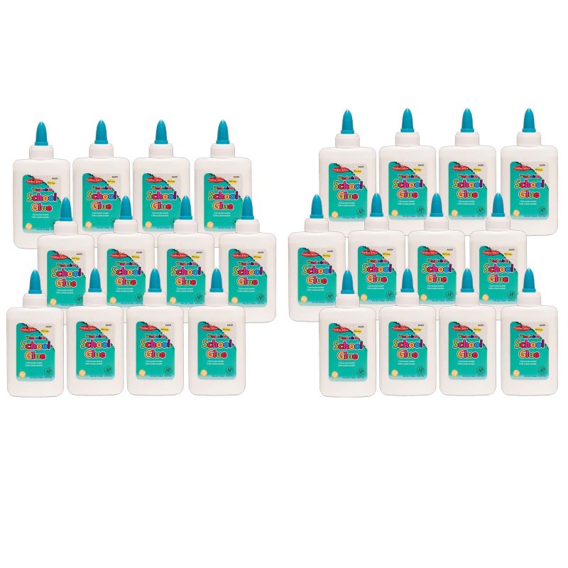 CHARLES LEONARD - Economy Washable School Glue, 4 oz, Pack of 24