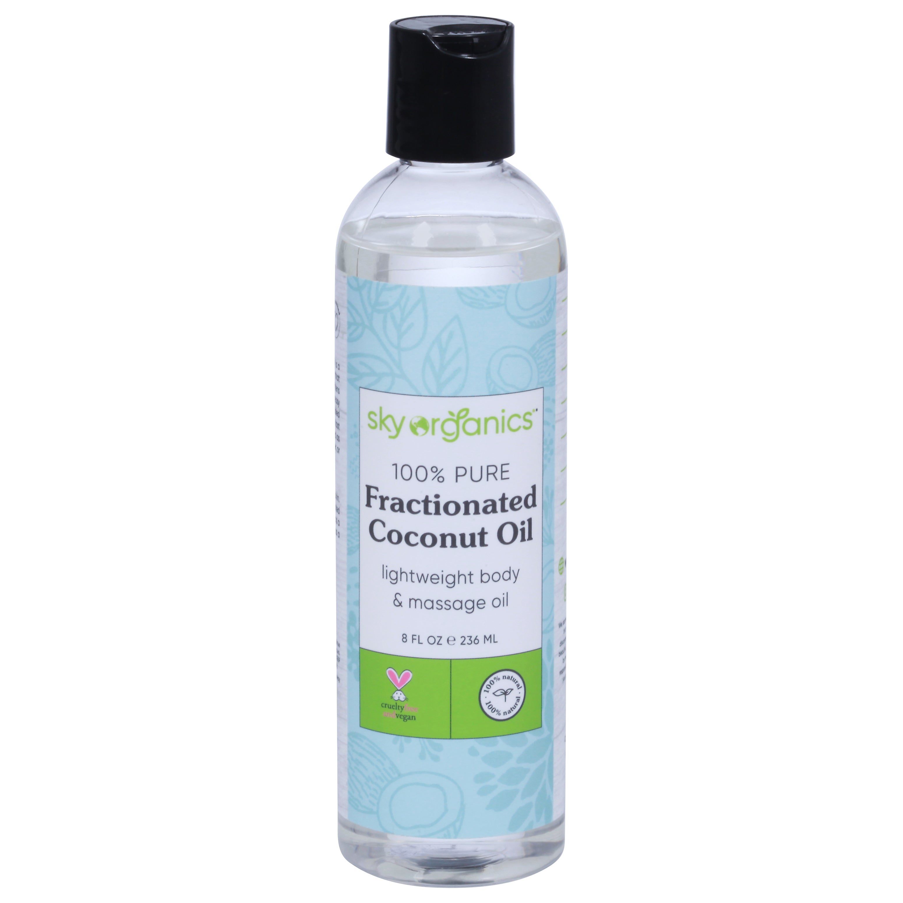Sky Organics Fractionated 100% Pure Coconut Oil 8 fl oz - Case of 1