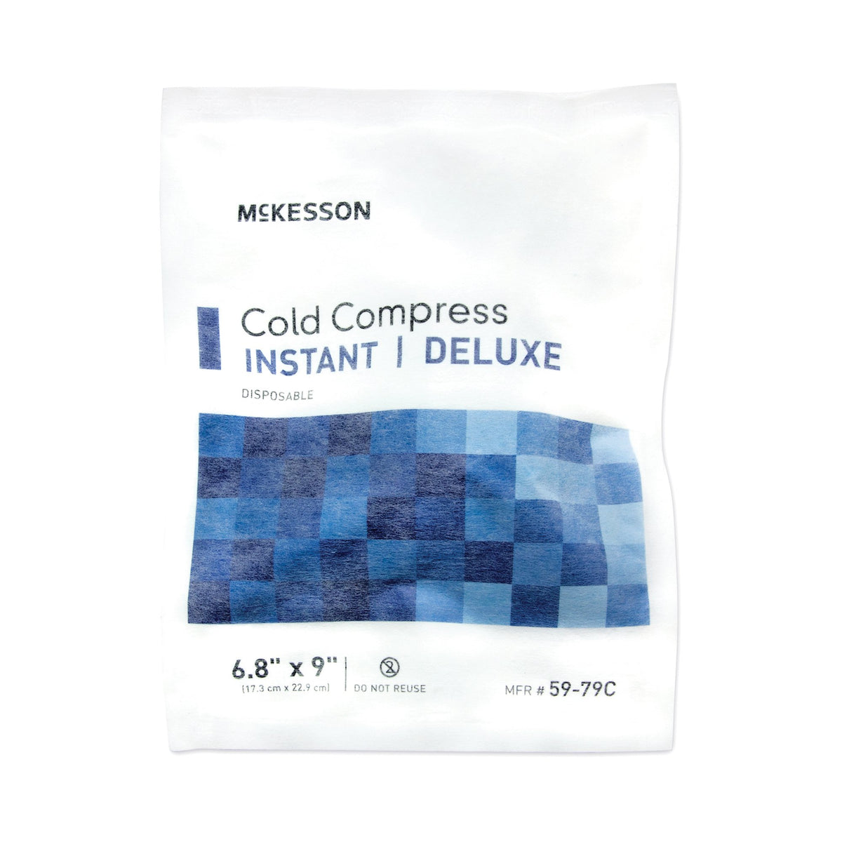 McKesson Brand - Instant Cold Pack McKesson Deluxe General Purpose Large 6-4/5 X 9 Inch Fabric / Calcium Ammonium Nitrate / Water Disposable [1/EA]