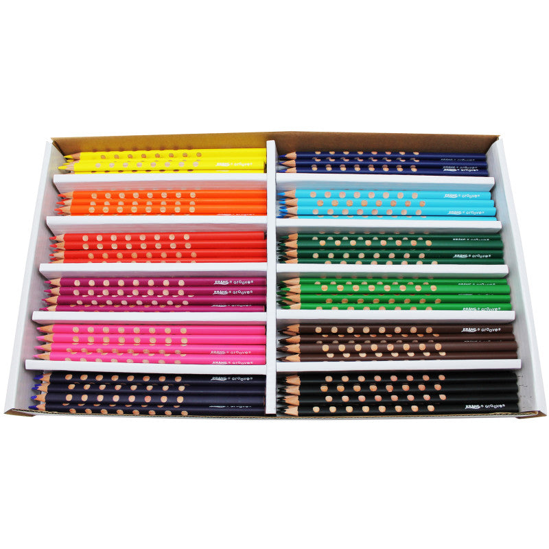 PRANG - Groove Slim 3.3mm Colored Pencils, 144 Per Pack