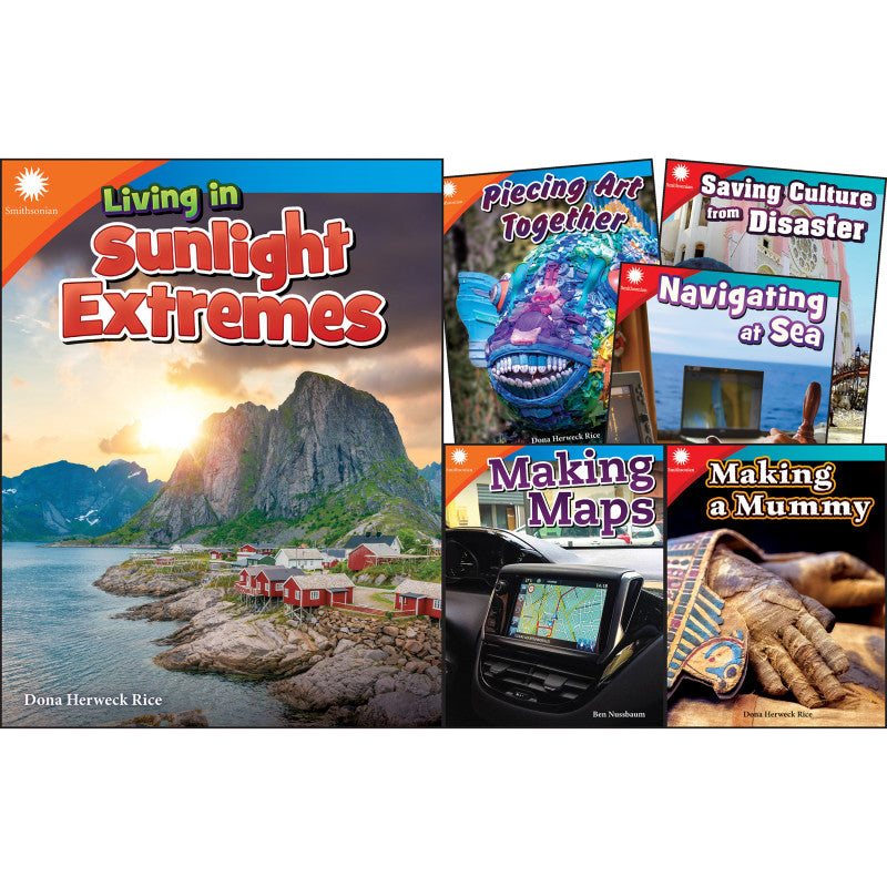 TEACHER CREATED MATERIALS - Smithsonian Informational Text: History & Culture Grades 2-3: 6-Book Set