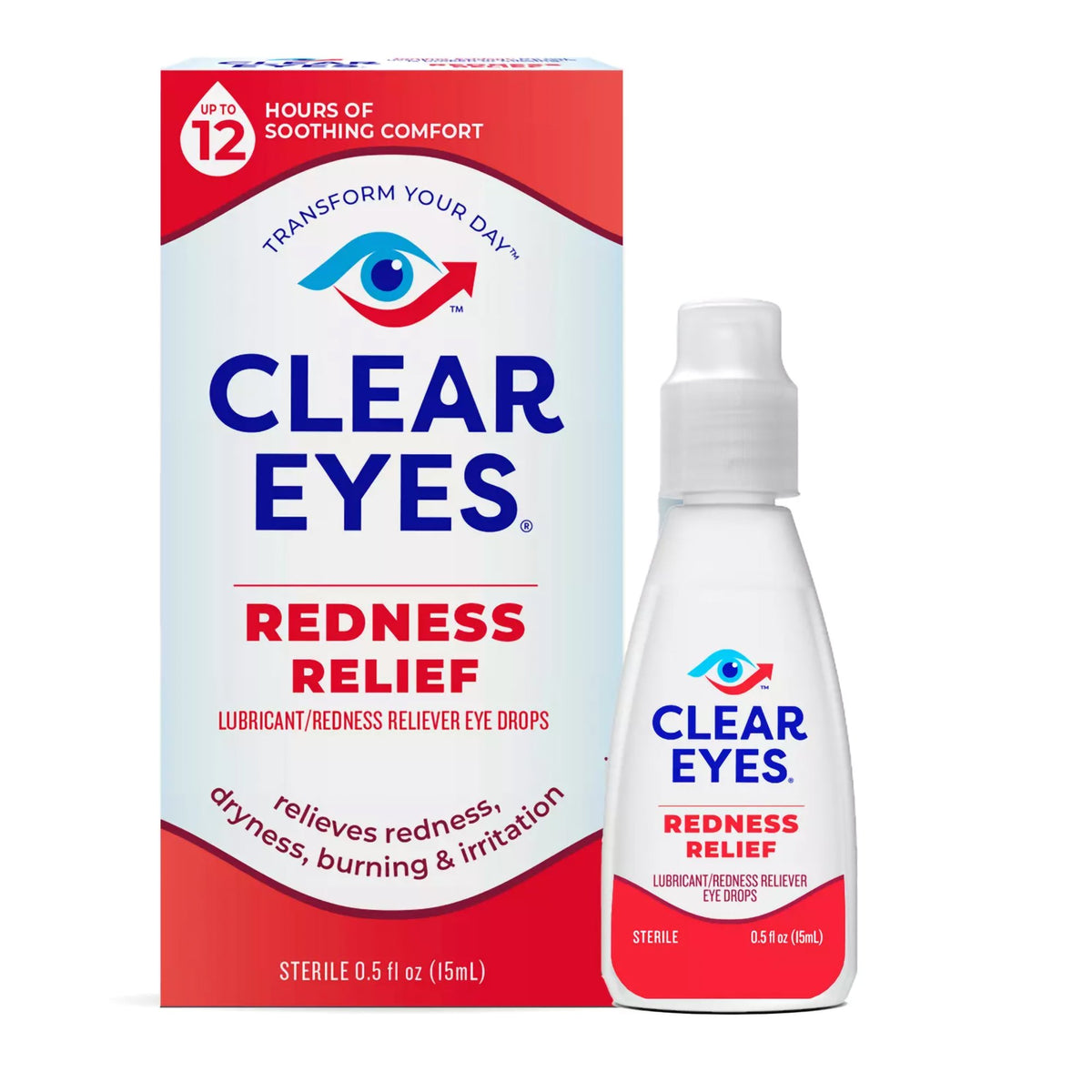 Prestige Medical - Eye Lubricant / Redness Relief Clear Eyes® Redness Relief 0.5 oz. Eye Drops [1/EA]