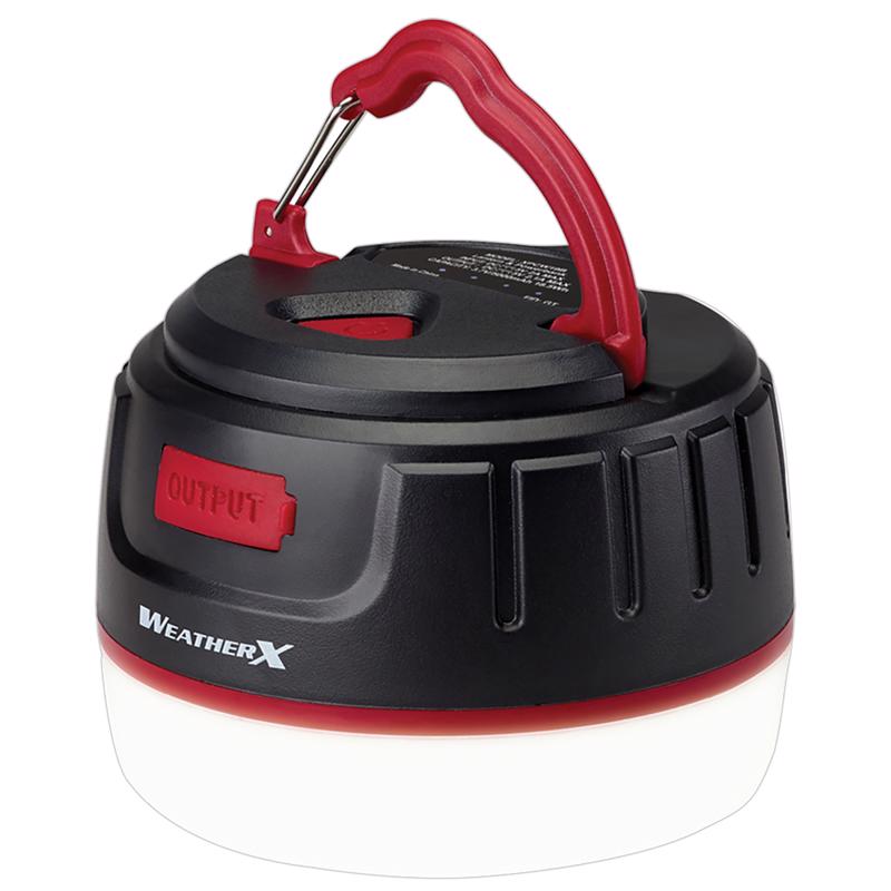 WEATHERX - WeatherX Multicolored LED Lantern/Power Bank