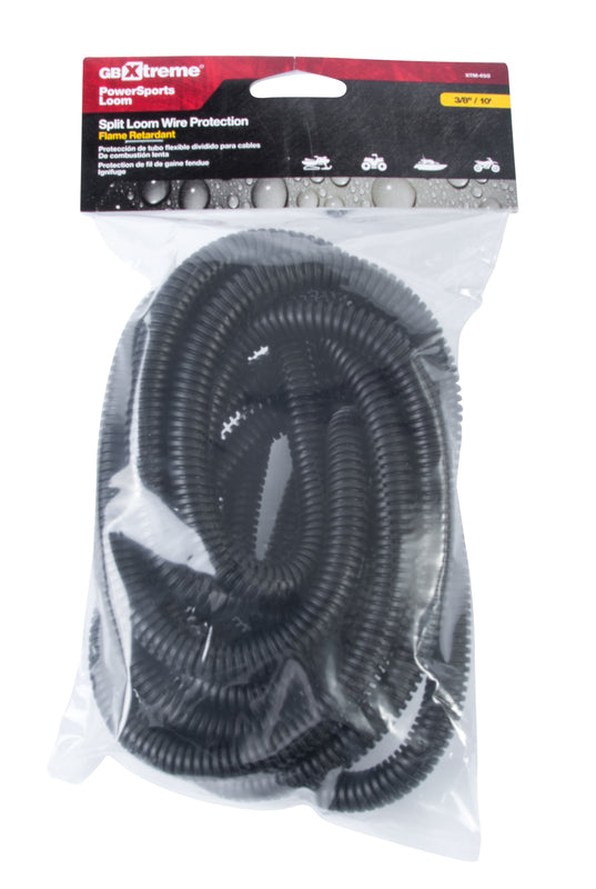 GARDNER BENDER - Gardner Bender Xtreme 3/8 in. D X 120 in. L Black Polyethylene Split Loom