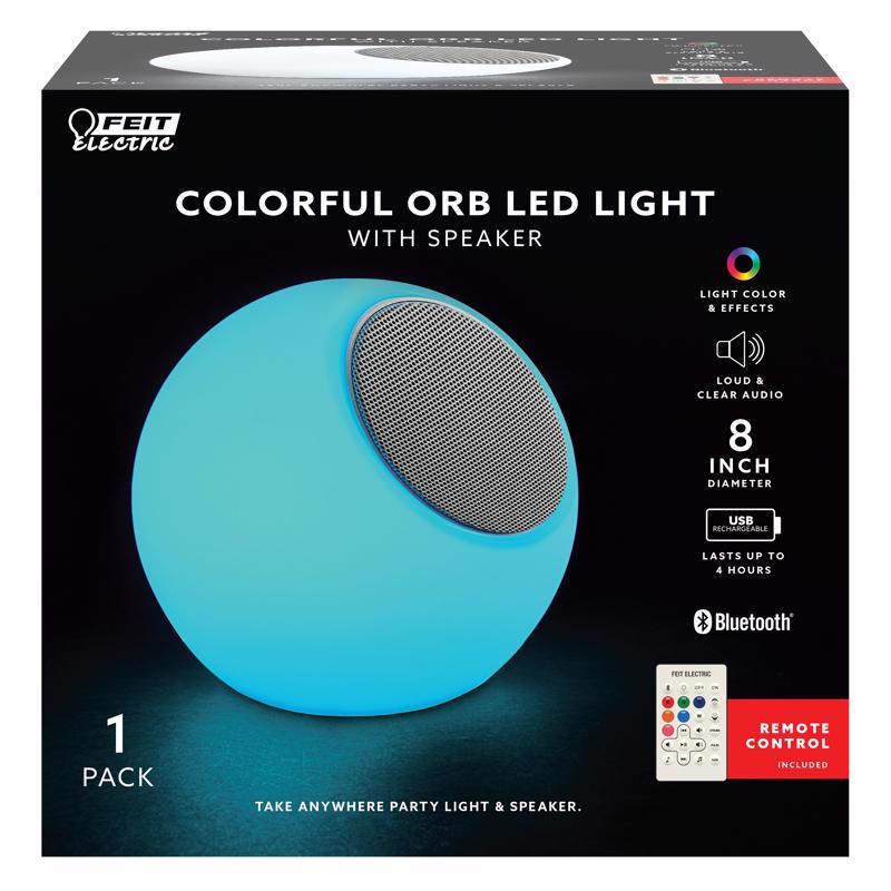 FEIT - Feit Wireless Bluetooth Weather Resistant Color Changing Speaker