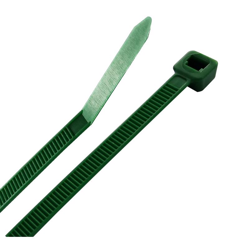 STEEL GRIP - Steel Grip 8 in. L Green Cable Tie 100 pk